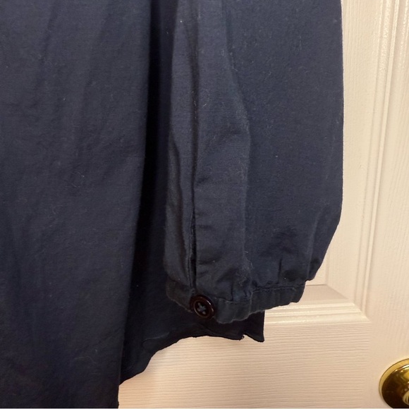 Talbots Petite Midnight Blue Blouse Size XL Petite GUC see photos for small spot - Picture 3 of 6